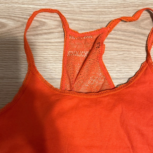 Aeropostale Orange Lace-Back Tank Top - Picture 4 of 6